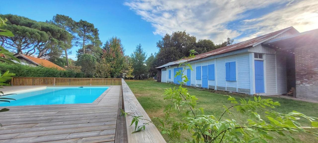Charmante Maison Dans Les Landes X 10 Avec Piscine Et Salle D Escalade Lue Exterior foto