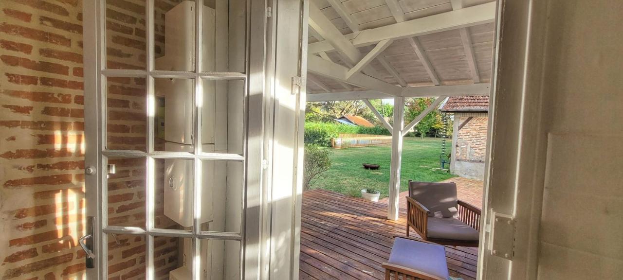 Charmante Maison Dans Les Landes X 10 Avec Piscine Et Salle D Escalade Lue Exterior foto