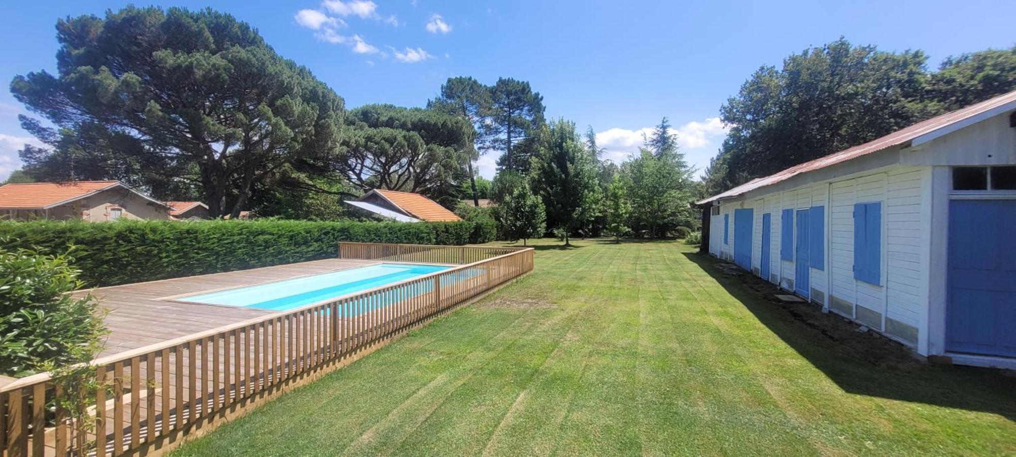 Charmante Maison Dans Les Landes X 10 Avec Piscine Et Salle D Escalade Lue Exterior foto