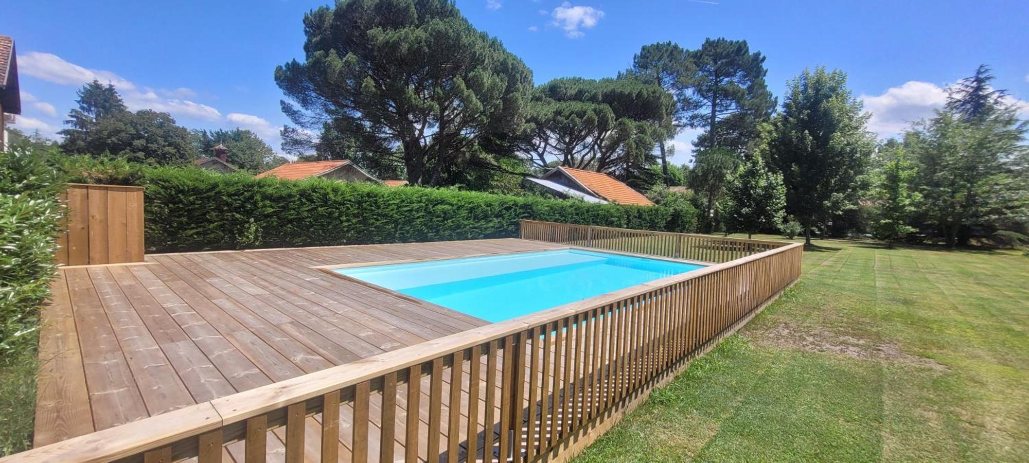 Charmante Maison Dans Les Landes X 10 Avec Piscine Et Salle D Escalade Lue Exterior foto