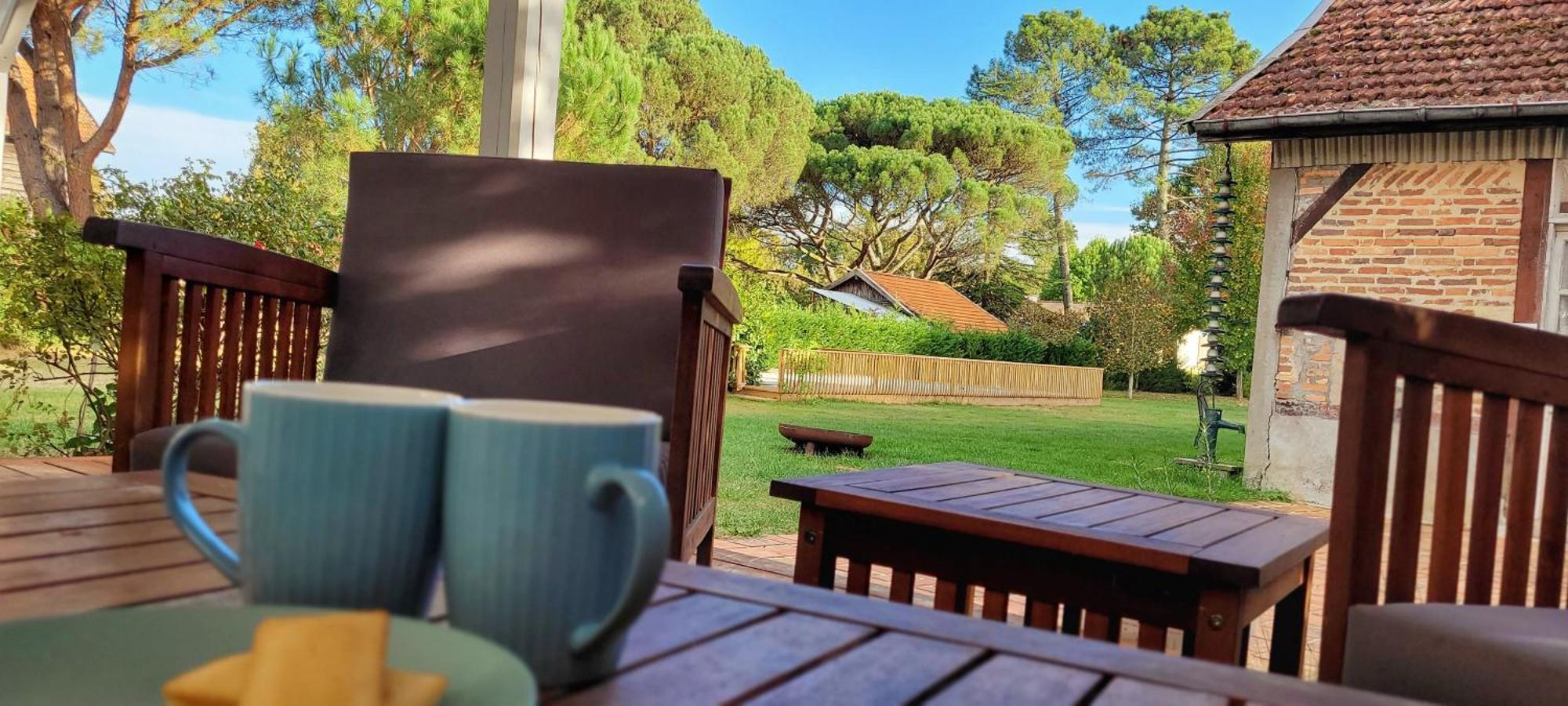 Charmante Maison Dans Les Landes X 10 Avec Piscine Et Salle D Escalade Lue Exterior foto