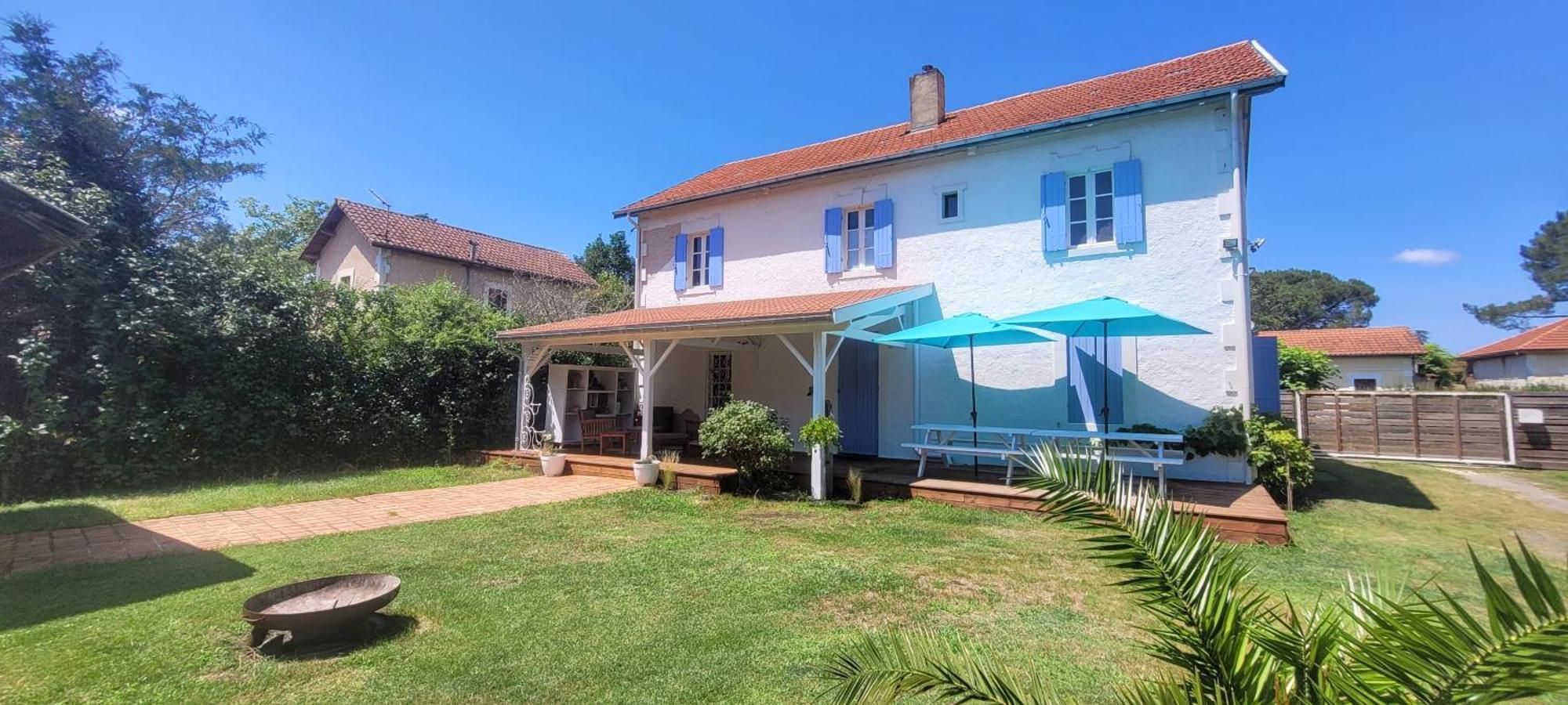 Charmante Maison Dans Les Landes X 10 Avec Piscine Et Salle D Escalade Lue Exterior foto